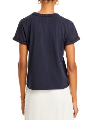 Braided Cotton Tee
