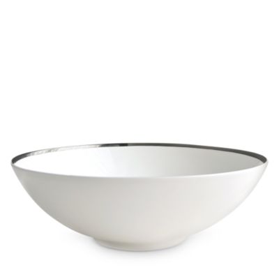 Platinum Edge Serving Bowl