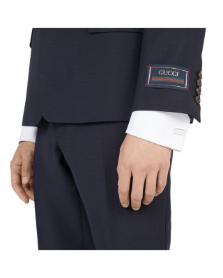 Sterling Silver Diagonal Interlocking G Cufflinks