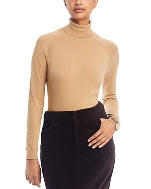 Majestic Turtleneck Top In Camel