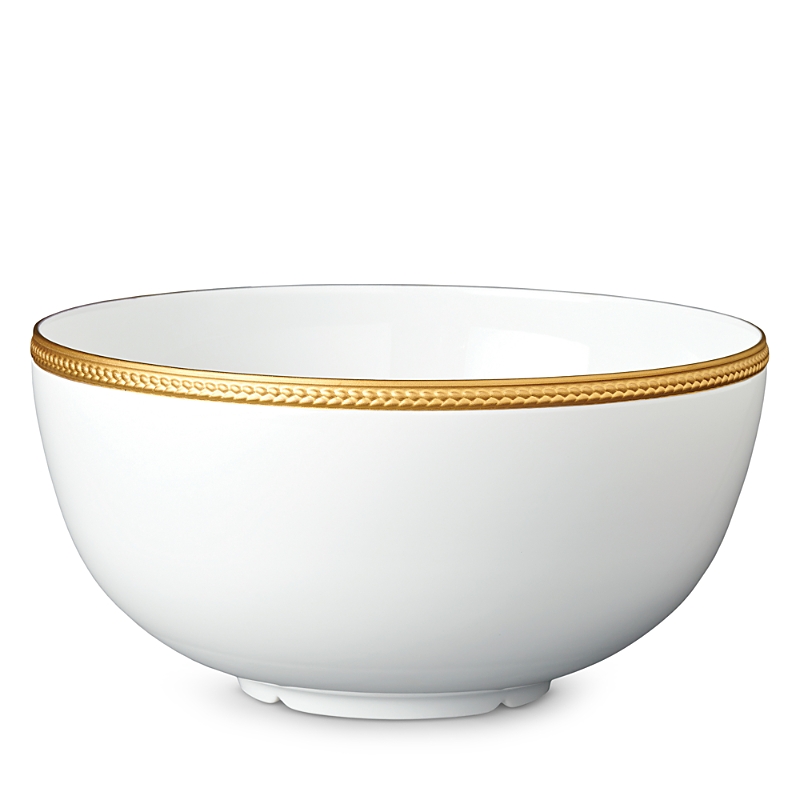 L'objet Soie Tressee 24k Gold-plated Serving Bowl In Gold