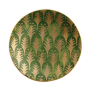 L'objet 4-piece Fortuny Piumette Canape Plates In Green