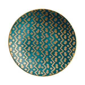 L'objet Fortuny Tapa Canape Plates 4-piece Set In Blue
