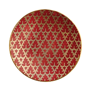 L'objet Fortuny Murillo Canape Plates 4-piece Set In Red
