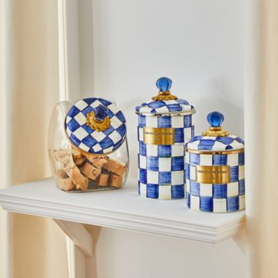Royal Check Sweets Jar