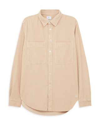 Ps Paul Smith Casual Fit Button Front Long Sleeve Shirt