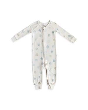 Shop Pehr Unisex Luna Long Sleeve Footie - Baby In Luna Dusk