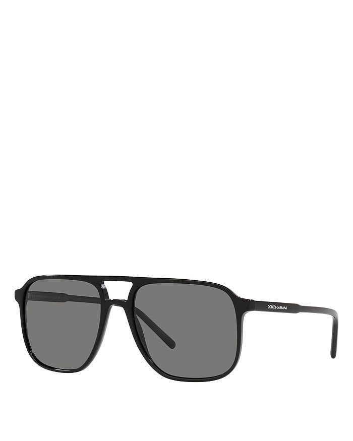 Dolce & Gabbana Polarized Aviator Sunglasses, 58mm | Bloomingdale's