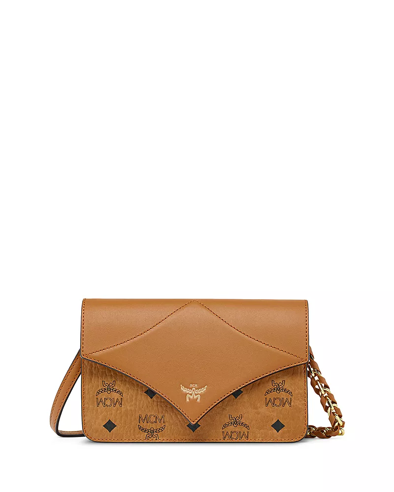 Mcm Diamond Mini Visetos Crossbody