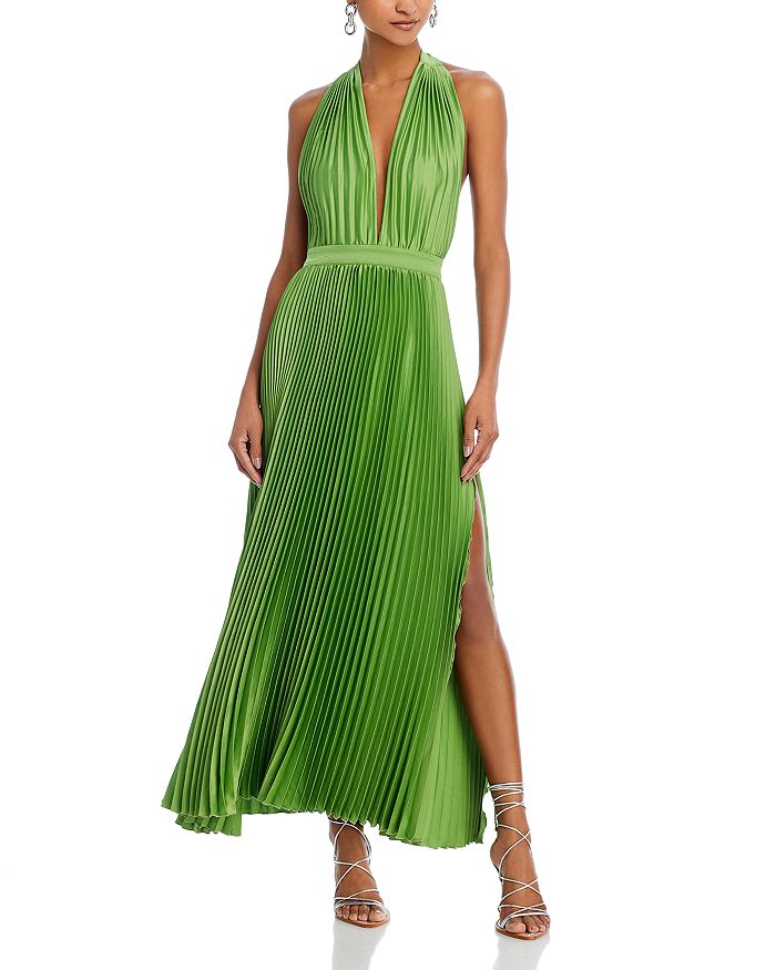 L'IDEE Moderniste Pleated Gown | Bloomingdale's