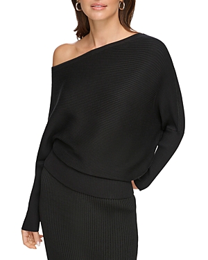 Dkny Off-the-Shoulder Dolman Sleeve Sweater