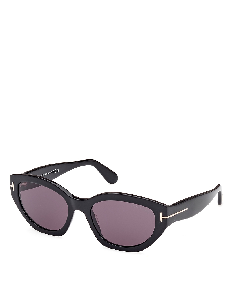 Tom Ford Geometric Square Acetate Sunglasses, 55mm