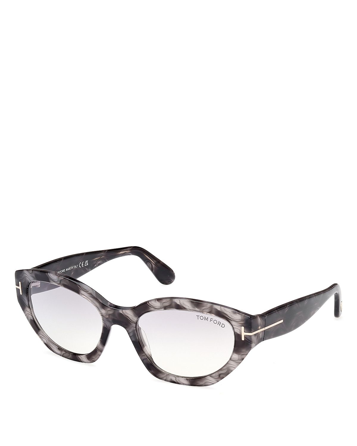 Tom Ford Geometric Square Acetate Sunglasses, 55mm