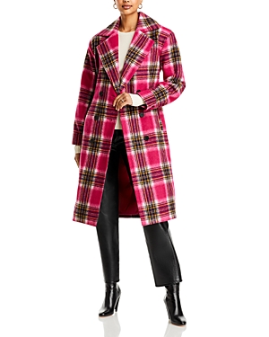 Aqua Plaid Duster Trench Coat - 100% Exclusive In Pink Plaid