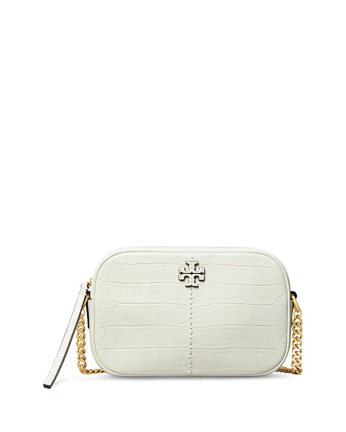 Tory Burch McGraw Croc Embossed Leather Camera Bag Bloomingdale s