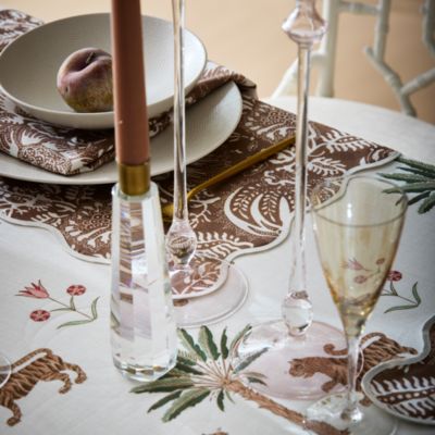 Tiger Palm Round Tablecloth, 70"