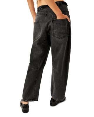 We The Free Moxie Low Slung Pull On Barrel Jeans