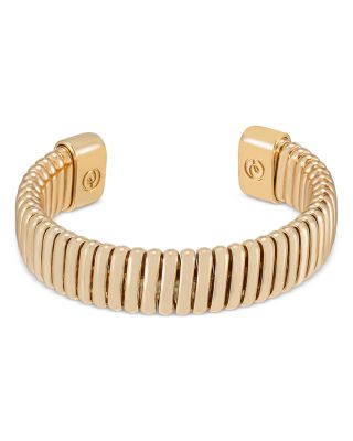 Ettika - Essential Flex Band Cuff Bracelet in 18K Gold Plated or Rhodium Plated