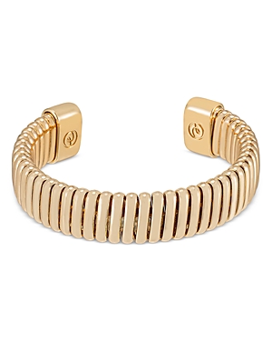 Essential Flex Band Cuff Bracelet in 18K Gold Plated or Rhodium Plated