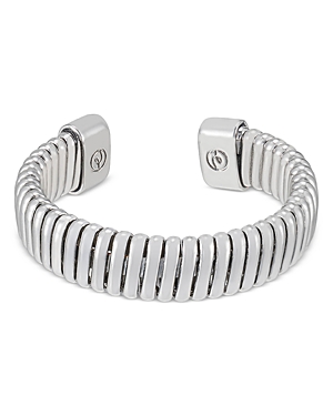 Ettika Essential Flex Band Cuff Bracelet in 18K Gold Plated or Rhodium Plated