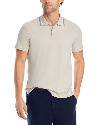 ATM Anthony Thomas Melillo - Classic Cotton Jersey Tipped Regular Fit Polo Shirt