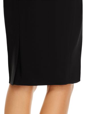 Wool Stretch Pencil Skirt