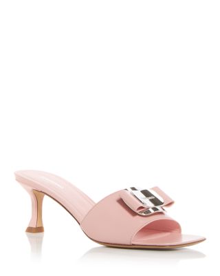 Ferragamo Women's Zelie Royal Bow Slide Sandals | Bloomingdale's