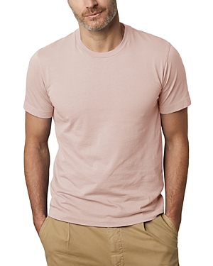 Velvet By Graham & Spencer Short Sleeved Amaro Slub T-shirt In Pink In Bloom Pink