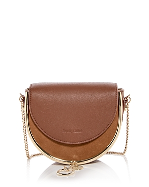 See By Chloé See By Chloe Mara Small Leather Evening Bag In Caramello