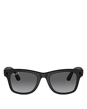 Ray-Ban Ray-Ban Meta Polarized Wayfarer Square Smart Sunglasses, 53mm