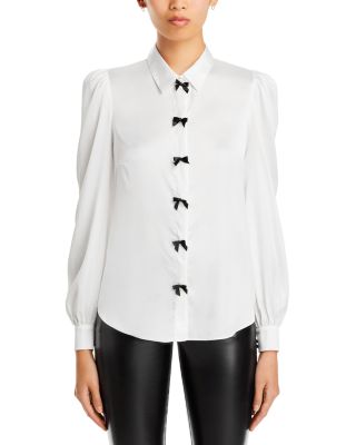 GENERATION LOVE emory tie front blouse