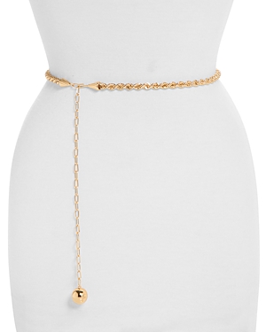 Shop Ferragamo Women's Bijoux Chainlink Belt In Gold