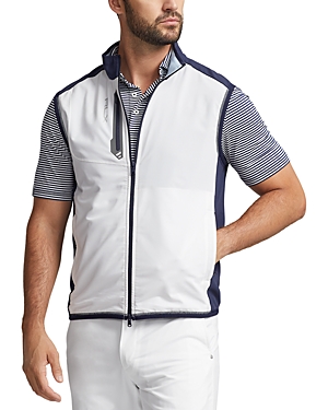Polo Ralph Lauren Ralph Lauren Rlx Hybrid Mockneck Vest In Navy Multi