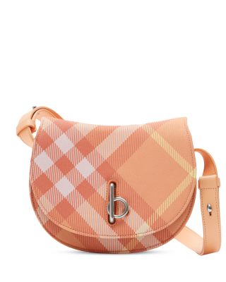 Burberry - Mini Rocking Horse Check Saddle Bag