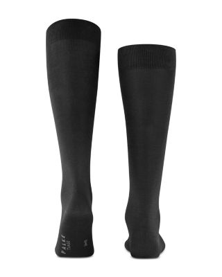 Cotton Blend Fil D'&eacute;cosse Knee High Socks