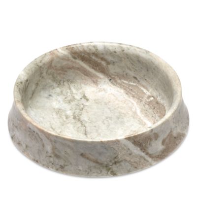 x Kelly Wearstler Dune Light Brown Medium Marble Footed Bowl