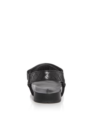 サンダル BOTTEGA VENETA Men Sandals Black 775305V3HB0 1000 Bottega Veneta Men's Trip Intrecciato Sandals | Bloomingdale's
