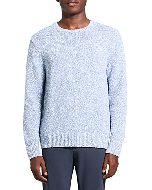 Theory Mauno Breach Crewneck Sweater In Ice Multi