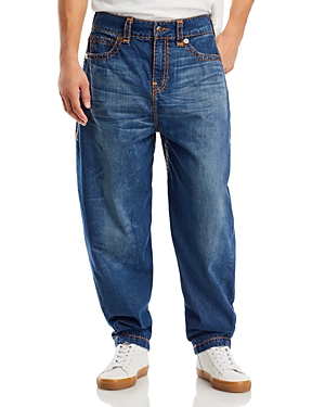 True Religion Warped Joey Oversized Fit Jeans In Santorini Blue