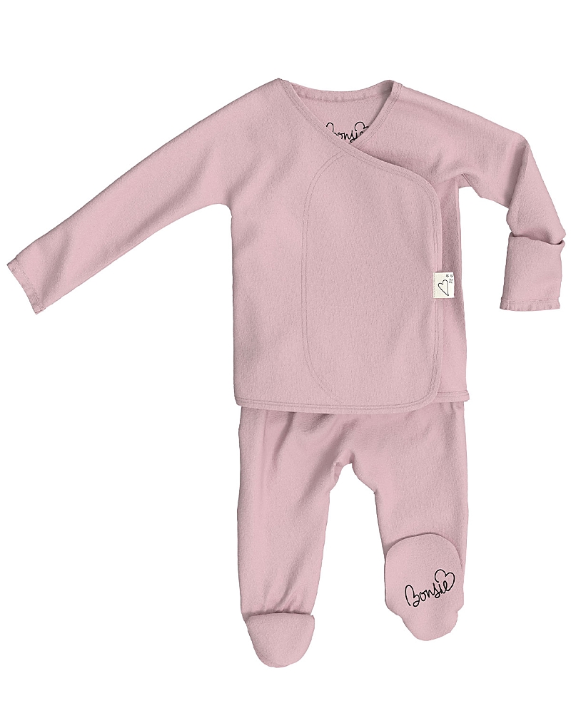 Bonsie Baby Unisex Skin To Skin Footie - Baby In Peony