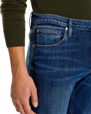 L'Homme Modern Straight Fit Jeans in Freetown Blue