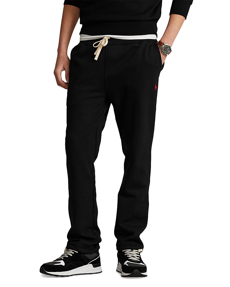 Polo Ralph Lauren Fleece Classic Fit Drawstring Pants In Polo Black