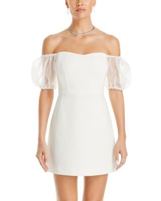 Whisper Puff Sleeve Dress