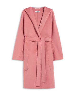 Max Mara☆Wool Hooded Wrap Coat Max Mara Wool Hooded Wrap Coat | Harrods US