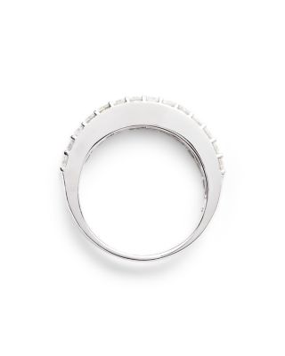 Diamond Baguette & Round Band in 14K White Gold, 2.15 tcw