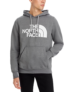 Shop The North Face Half Dome Logo Hoodie In Medium Gray