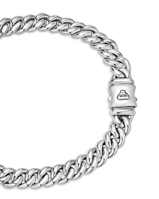 Men's Sterling Silver Anthem Curb Chain Link Bracelet - Exclusive