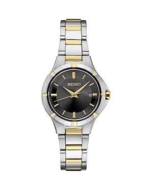 Seiko Watch Essentials Watch, 27mm In Black/silver