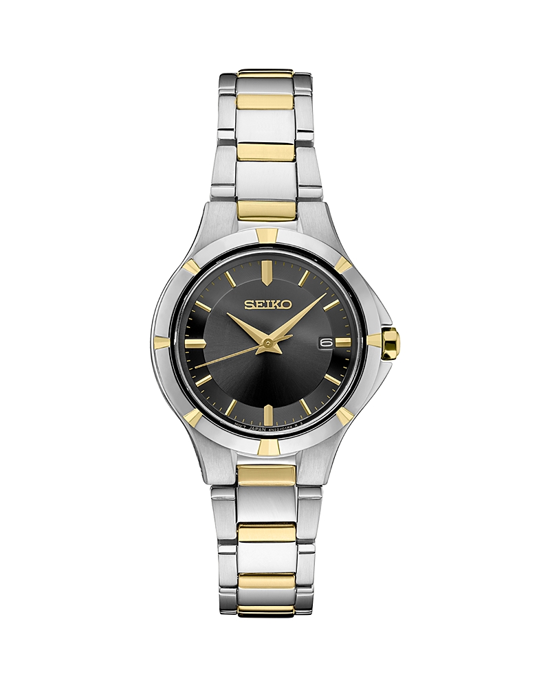 Seiko Watch Essentials Watch, 27mm In Black/silver