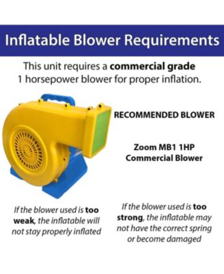  Inflatable Obstacle Course Without Blower Foot Backyard Inflatable Bouncy Jumper for Kids